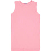 A2Z 4 Kids Kids Girls Ribbed Vest Top Designer's 100% Cotton Baby Pink Fashion Tank Tops T Shirts New Age 2 3 4 5 6 7 8 9 10 11 12 13 Years - A2Z 4 Kids