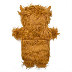 A2Z Hot Water Bottle 750ml Animal Design Highland Soft Plush Cover Heat Therapy