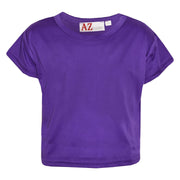 A2Z 4 Kids Girls Top Kids Plain Color Stylish Fahsion Trendy T Shirt Crop Top New Age 7-13 Years