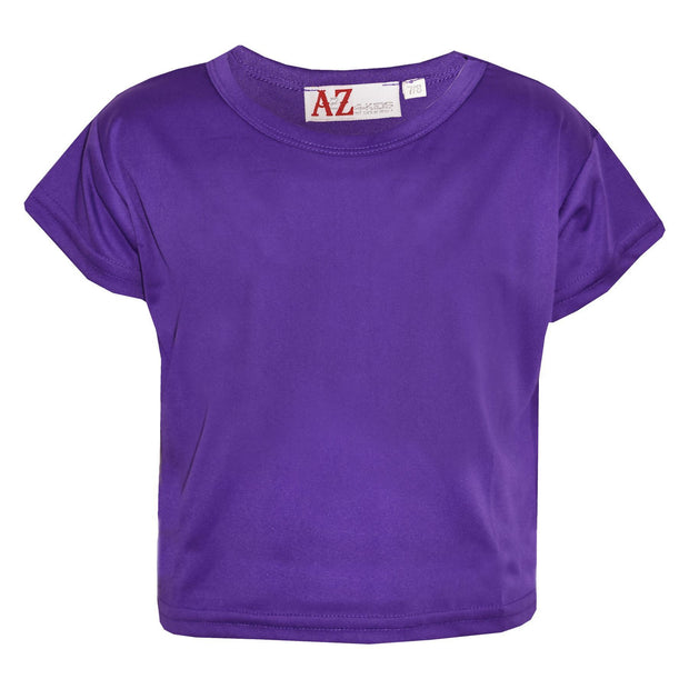 A2Z 4 Kids Girls Top Kids Plain Color Stylish Fahsion Trendy T Shirt Crop Top New Age 7-13 Years