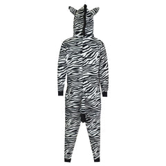 A2Z 4 Kids Unisex 2 Tone Zebra A2Z Onesie One Piece Zebra Cosplay Jumpsuit