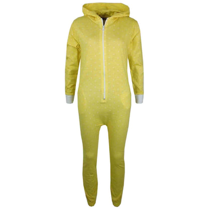 A2Z Onesie One Piece Kids Girls Boys Polka Dot Print Pyjamas Sleepsuit Costume