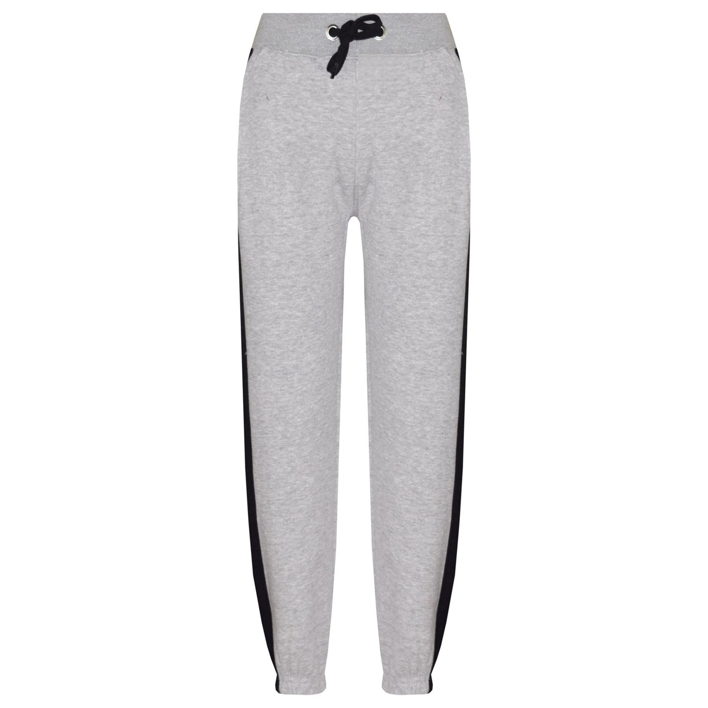 Kids Boys Girls Joggers Contrast Panel Jogging Pants  Casual Trousers 5-13 Years