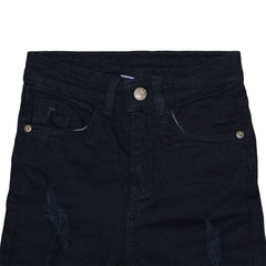 Boys Stretchy Jeans Kids Ripped Denim Skinny Jeans Pants Trousers Age 5-13 Years