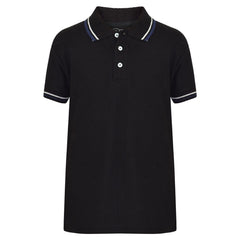 Kids Boys Girls Polo T Shirt Designer Plain Color School T-Shirts PE Top 3-13 Yr