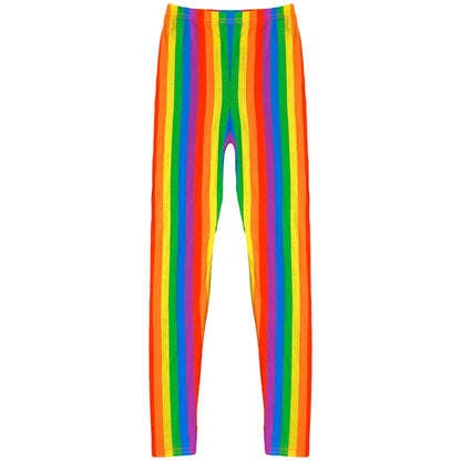 Kids Girls Legging Trendy Rainbow Fashion Party Dance Leggings New Age 7-13 Year