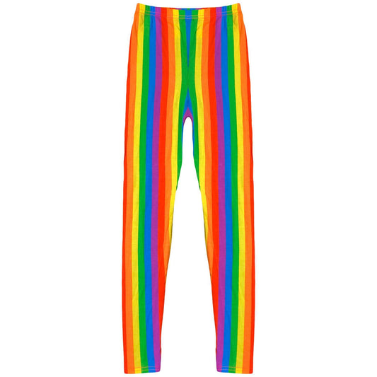 Kids Girls Legging Trendy Rainbow Fashion Party Dance Leggings New Age 7-13 Year