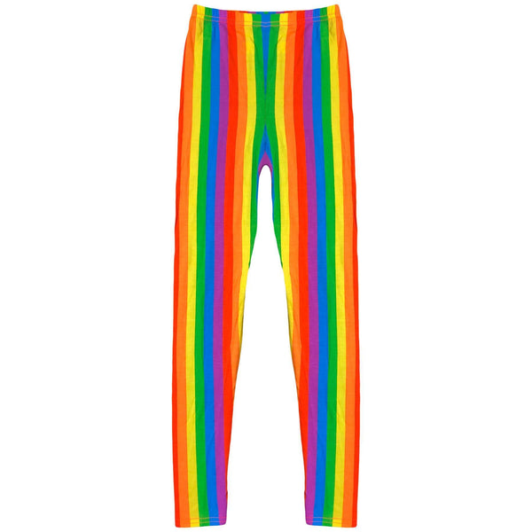 Kids Girls Legging Trendy Rainbow Fashion Party Dance Leggings New Age 7-13 Year