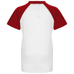 A2Z 4 Kids Raglan Style T Shirt & Shorts Red Contrast PJS Super Soft Matching Top Bottom Pyjamas Comfy Loungewear Dress Up Outfit Gifts for Children Girls Boys Age 5-13 Years - A2Z 4 Kids