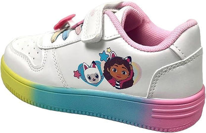 Kids Girls Gabbys Dollhouse Trainers Officially Licensed Rainbow Sole Sneakers