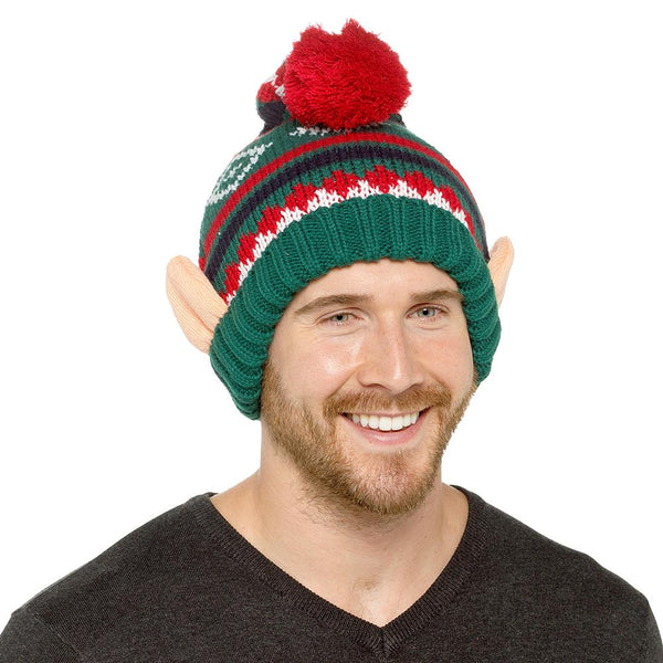 A2Z Mens Beanie Hat Novelty Xmas Christmas Ears Hats Super Soft Winter Warm Hats