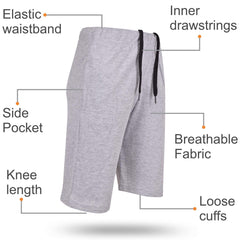Kids Boys 100% Cotton Shorts Casual Chino Shorts Knee Length Summer Lightweight