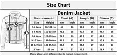 Kids Girls Jackets Denim Style Fashion Jean Jacket Coat New Age 3-13 Years