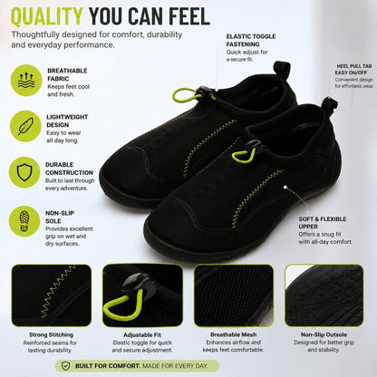 A2Z Mens Aqua Swim Shoes Neoprene Water Beach Pool Footwear UK 7 to 11