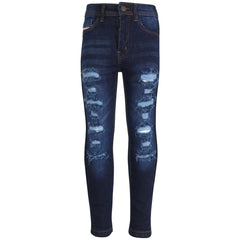 A2Z 4 Kids Girls Stretch Comfortable Jeans Lightweight Denim Ripped Skinny Pants