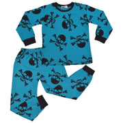 Kids Girls Skull & Bones Print Pyjamas Set