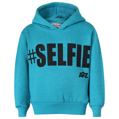 Kids Girls Boys Sweat Shirts Tops #Selfie Hooded Jumpers Hoodies New Age 2-13 Yr