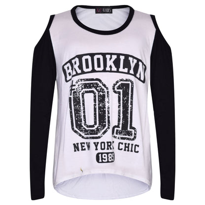 Girls Top Kids Brooklyn #01 Print Trendy Top & Fashion Legging Set 7-13 Years