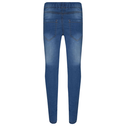 Kids Stretchy Jeans Girls Denim Jeggings Pants Trousers Leggings Age 5-13 Years