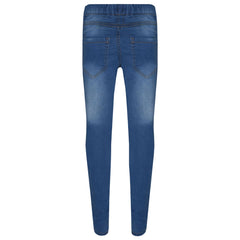 Kids Stretchy Jeans Girls Denim Jeggings Pants Trousers Leggings Age 5-13 Years