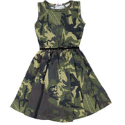 Kids Girls Skater Dress Party Dresses With Free Belt For Children New Age 2-13 - A2Z 4 Kids