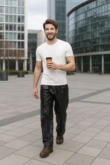 A2Z Mens Waterproof Trousers Quick Dry Overtrousers Windproof Outdoor Rain Pants