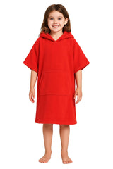 Kids Bathrobe 100% Cotton Hooded Dressing Gown Unisex 2-13 Years