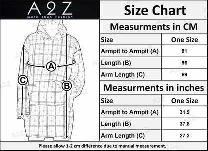 Unisex Men's Ladies Oversized Hoodie Printed Snuggle Super Soft Warm Blanket