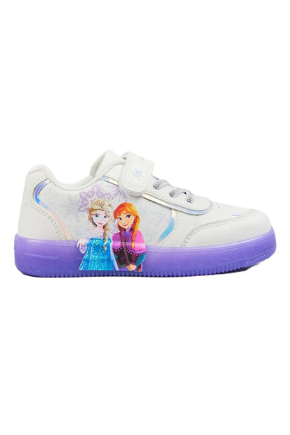 Kids Disney Frozen Girls Trainers Officially Licensed Casual Shoe Anna Character