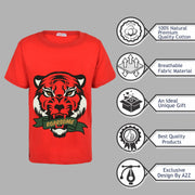 Kids Girls T Shirts Roarsome Printed Summer Tank Top & Tees