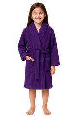 A2Z 4 Kids Girls Boys Towel Bathrobe Shawl Collar Soft for Age 5-13 Years