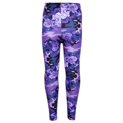 Kids Girls Legging Camo Floral Party Dance Fashion Pants Age 7-13 Years