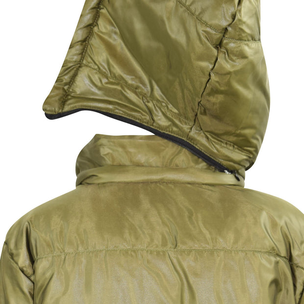 Girls Jackets Kids Reversible Cropped Hooded Padded Puffer Jacket Coat 5-13 Year