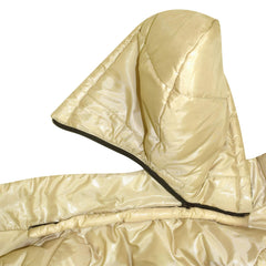 Girls Jackets Kids Reversible Cropped Hooded Padded Puffer Jacket Coat 5-13 Year