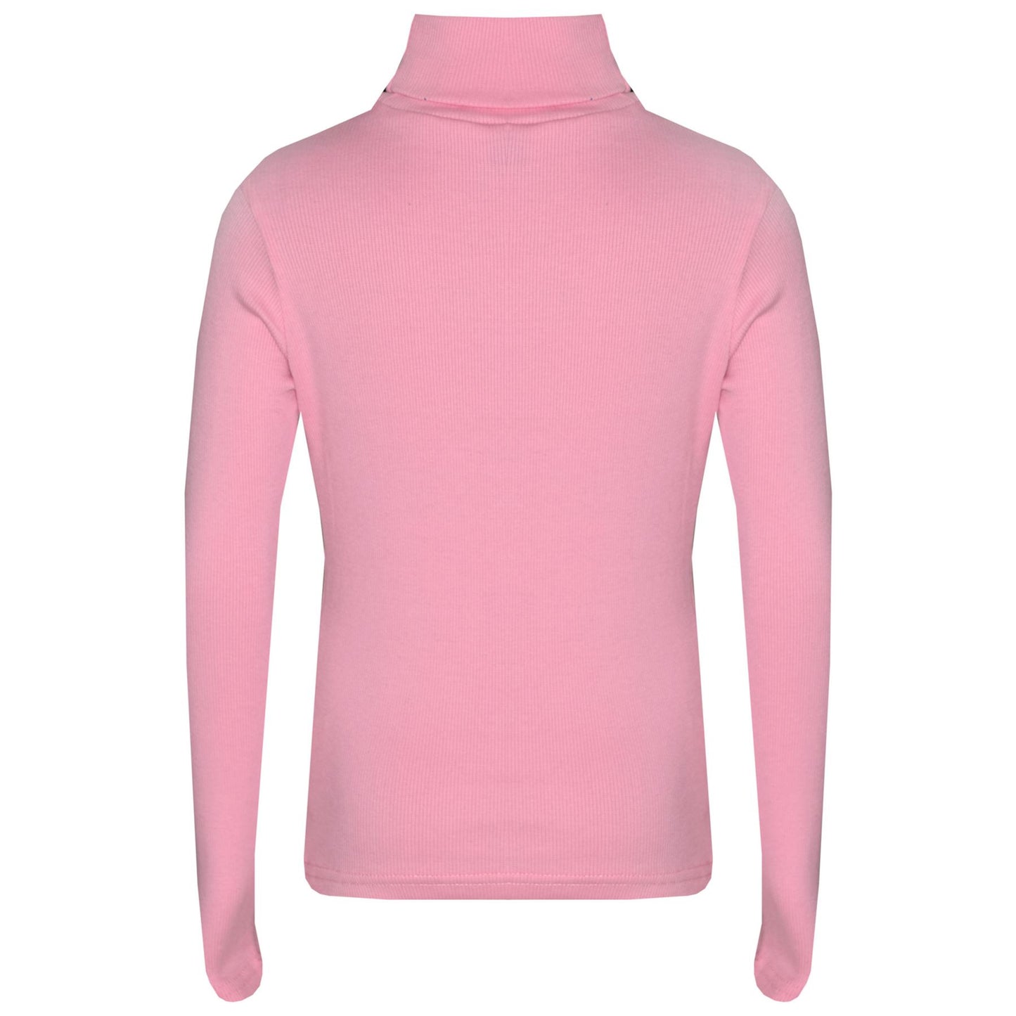 Kids Girls Polo Neck T Shirt Thick Cotton Turtleneck Jumper Long Sleeve Top 2-13