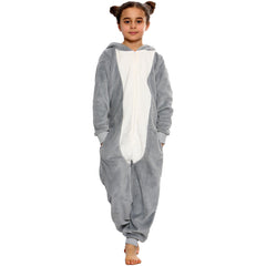 A2Z 4 Kids Girls Boys Bunny Costume Jumpsuits Soft Plush Fleece