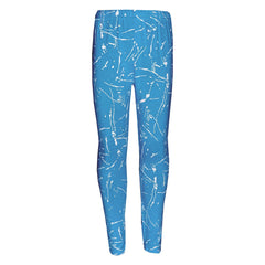 Girls Top Kids Splash Print Stylish Crop Top & Fashion Legging Set Age 7-13 Year