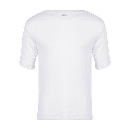 Kids Boys Thermal T Shirt Winter Warm Underwear Base Layer Short Sleeve Shirts