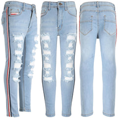 A2Z 4 Kids Girls Stretch Comfortable Jeans Lightweight Denim Ripped Skinny Pants