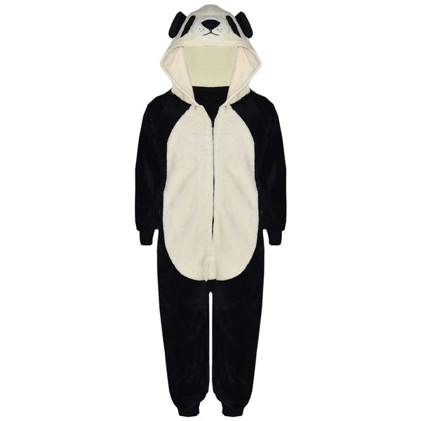 Kids Girls Boys A2Z Onesie One Piece Soft Fluffy Panda Halloween Costume 7-13 Yr