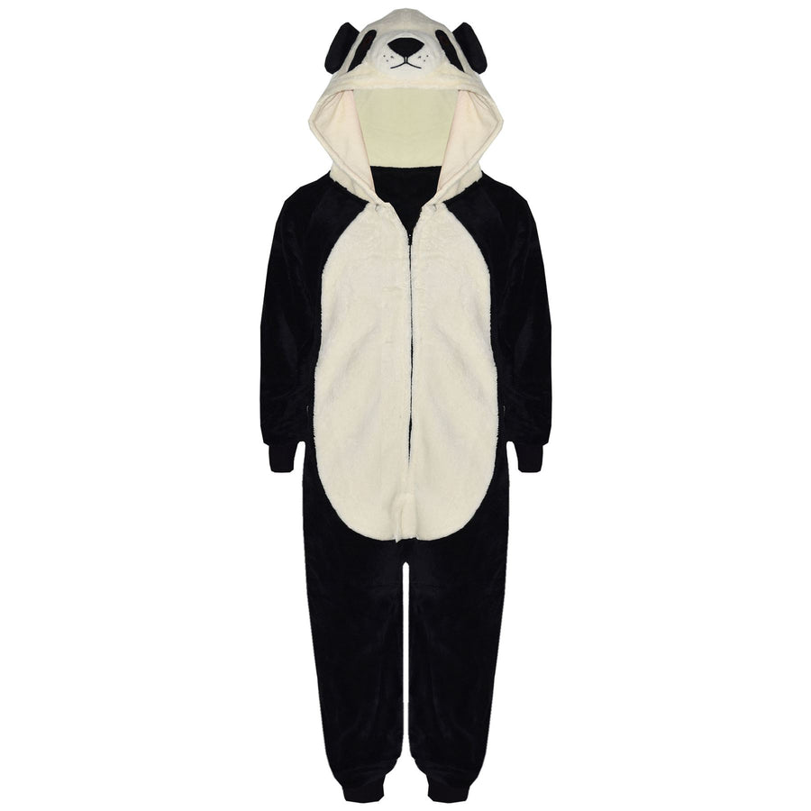 Kids Girls Boys A2Z Onesie One Piece Soft Fluffy Panda Halloween Costume 7-13 Yr