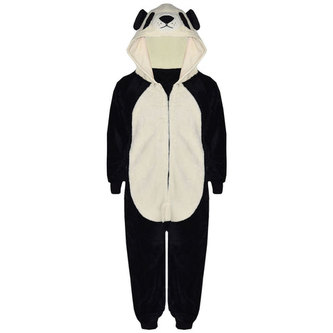 Kids Girls Boys A2Z Onesie One Piece Soft Fluffy Panda Halloween Costume 7-13 Yr