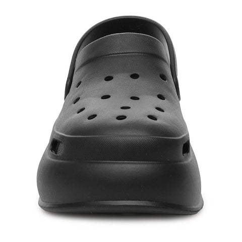 Womens Platform Heeled Clogs Slip On Pool Beach Mules Slipper Shower Sandals