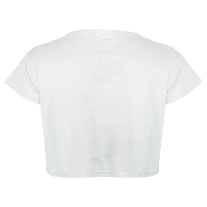 A2Z 4 Kids Girls Short Sleeves Crop Top Star Soft Feel Breathable Crop Top