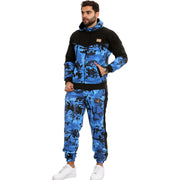 A2Z Mens Tracksuit Camouflage Print Hoodie with Joggers Sweatpants Casual Sports Activewear Set Adults S-3XL