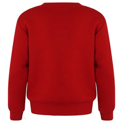 Kids Girls Boys Christmas Penguin Face Sweatshirt Long Sleeve Trendy Jumper 2-13