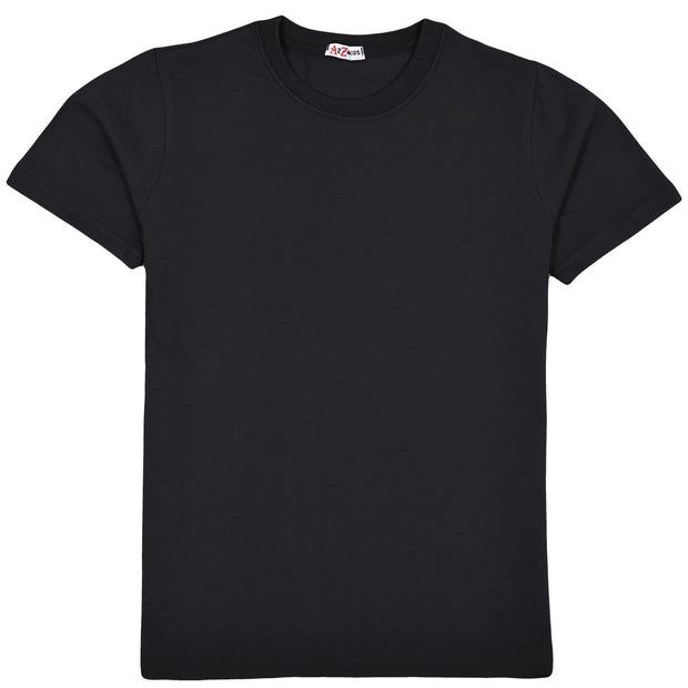 Boys Plain Soft Feel Summer T Shirt Top