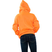 A2Z 4 Kids Girls Boys Sweat Shirt Tops Designer's Casual Plain Neon Orange Pullover Sweatshirt Fleece Hooded Jumper Coats New Age 2 3 4 5 6 7 8 9 10 11 12 13 Years