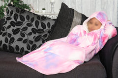 Unisex Men's Ladies Oversized Hoodie Printed Snuggle Super Soft Warm Blanket