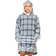 A2Z Unisex Mens Ladies Oversized Kangaroo Pocket Hooded Animal Wearable Blanket